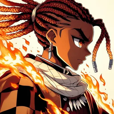 Anime Black Character art work ideas