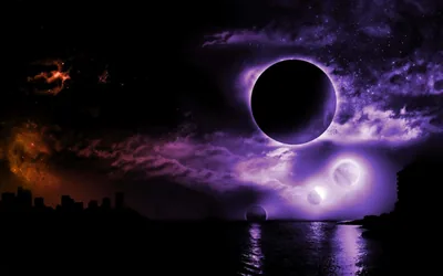 Aesthetic Anime Banner Purple Dark Wallpapers