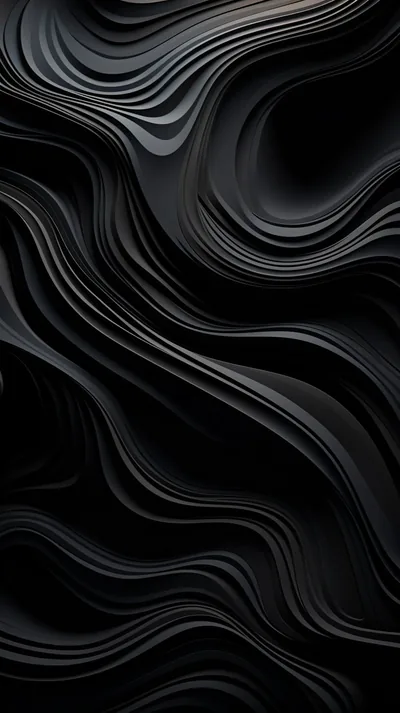 Matte Black Ripple Texture HD Phone Wallpaper