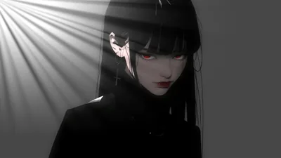 Goth Anime Girl Live Wallpaper MoeWalls