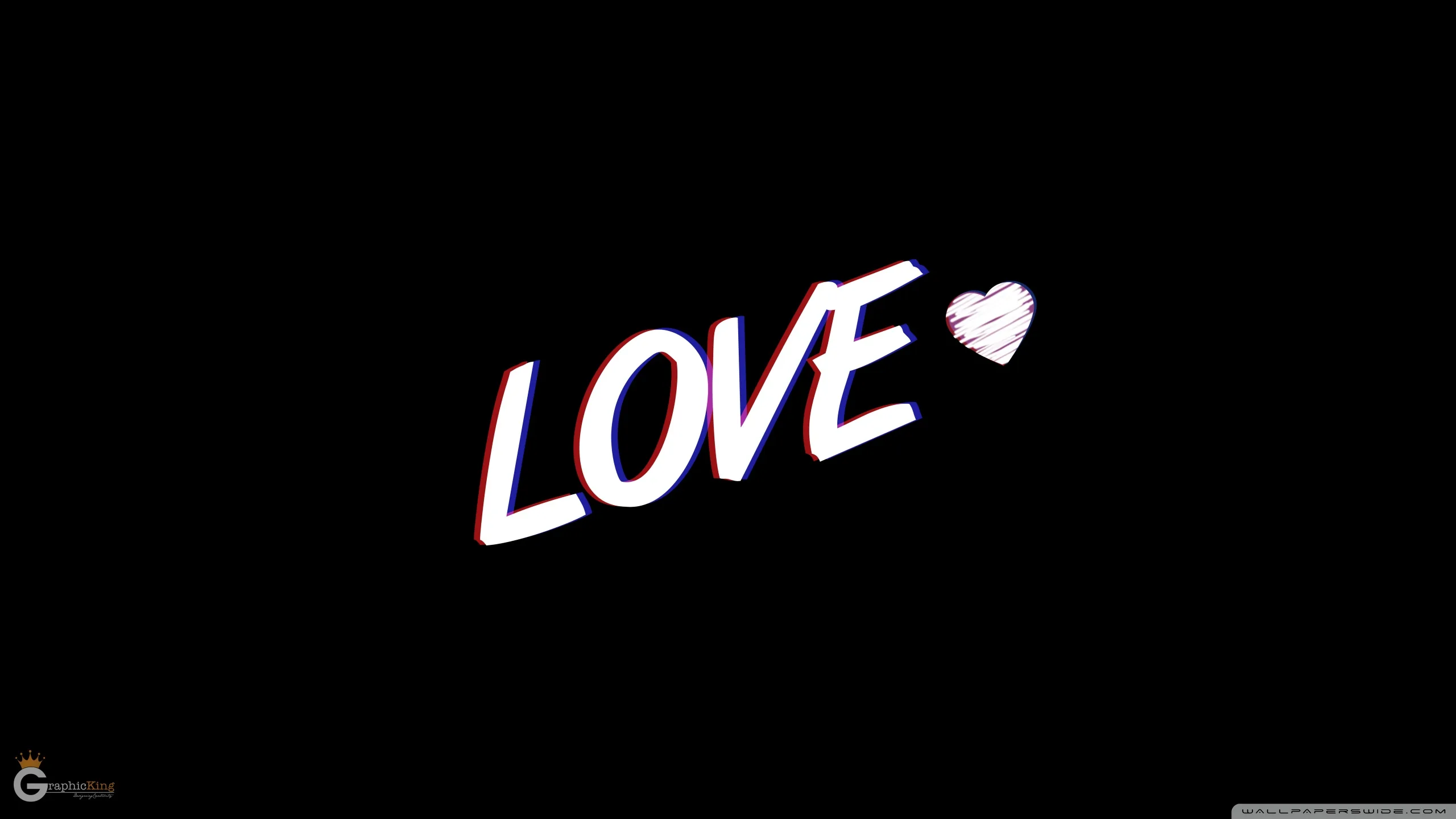 Black Love Logo Background