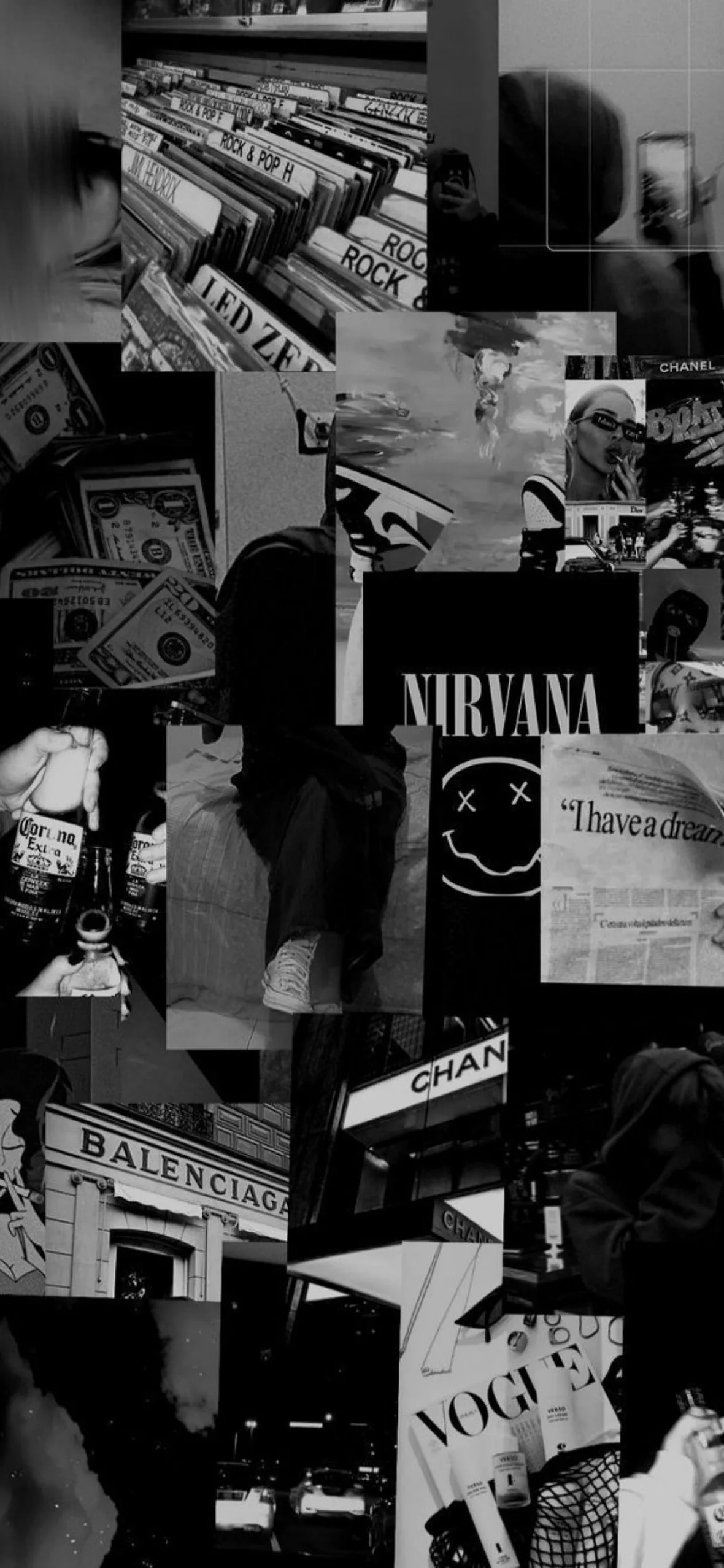 HD Black Aesthetic Phone Background