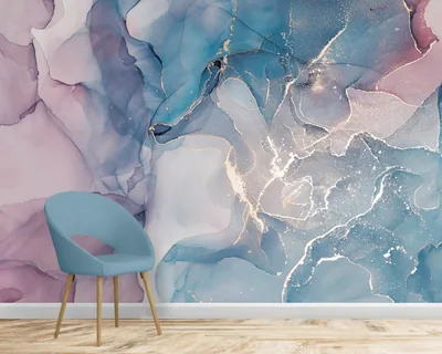 Pastel Ink Wall Mural HD Wallpaper