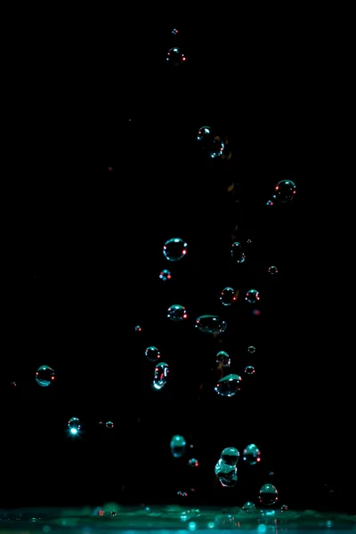 Bubbles Rising in Dark Water HD Phone Wallpaper