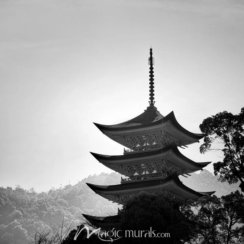 Japanese Temple Wallpaper Wall Mural Murals
