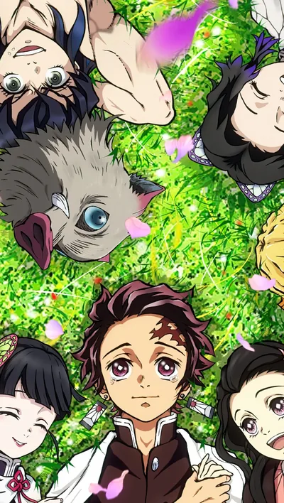 Demon Slayer Kimetsu no Yaiba Characters Anime Wallpaper 4K for iPhone and Mobile Phone