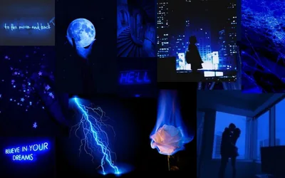 Dark Blue Aesthetic Computer Wallpapers