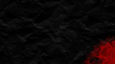 Crumpled Black Paper with Red Glow HD Wallpaper