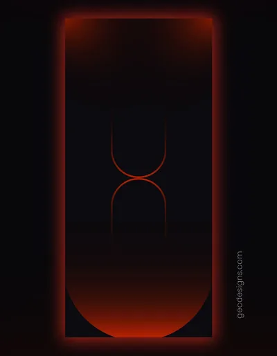 Cool red and black iPhone wallpaper 4k