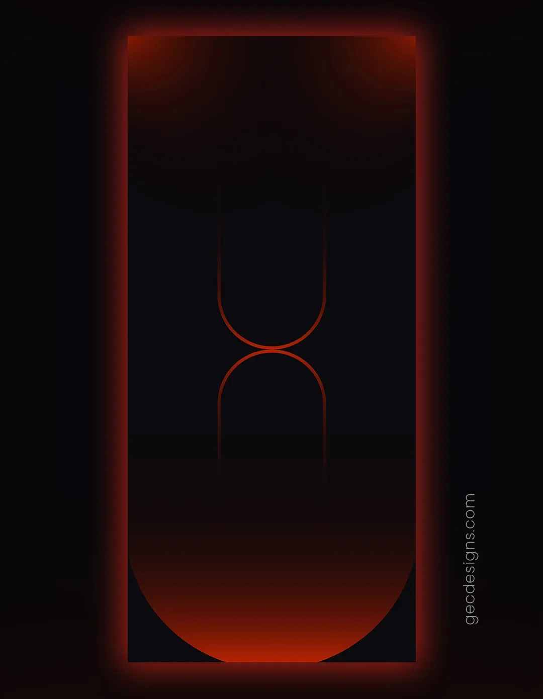 Cool red and black iPhone wallpaper 4k