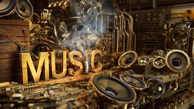 Brown Black Speakers Music Steampunk HD Brown Aesthetic Wallpapers