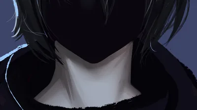 Wallpaper Anime, Black Mask Anime Boy, Mask, Cartoon, Sleeve, Full HD