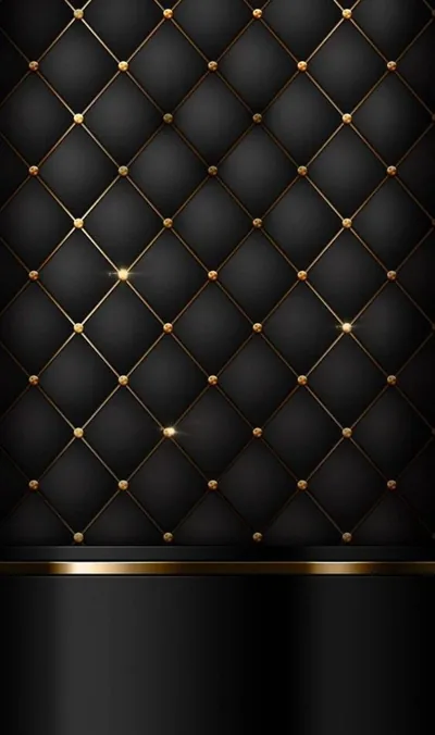 Black And Gold Pattern Wallpaper