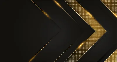 Black Chevron Arrows with Gold Trim HD Wallpaper