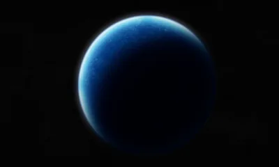 Wallpaper black, blue, planet, shadows, sci fi for mobile and desktop, section