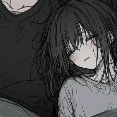 Black Matching Girl Wallpaper