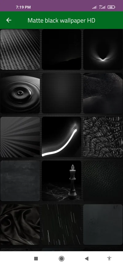 Matte black wallpaper HD for Android