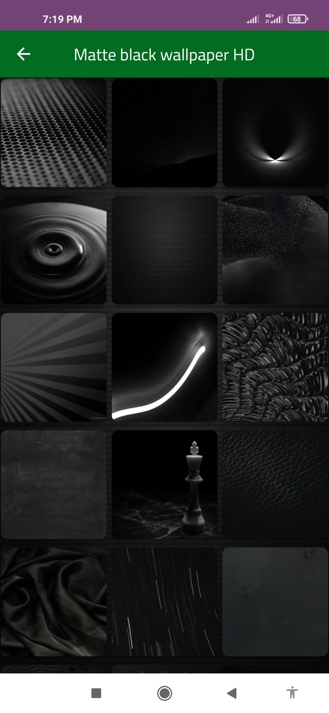 Matte black wallpaper HD for Android