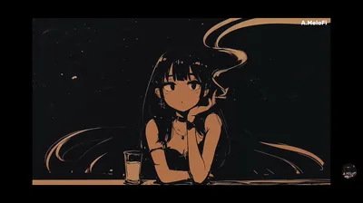 Black Anime Aesthetic Wallpaper