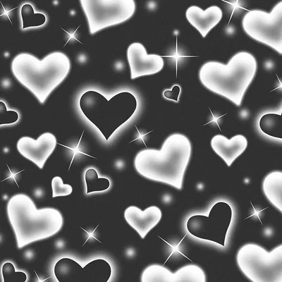 Y2K Black Heart Photo Backdrop 90s Love, Valentine s Day