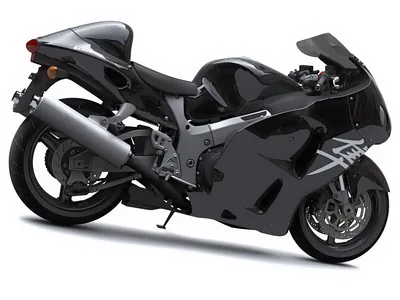 Suzuki Hayabusa Pure Black Wallpapers