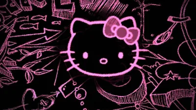 Black Hello Kitty Wallpapers
