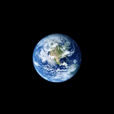 Earth from Space on Black HD Wallpaper