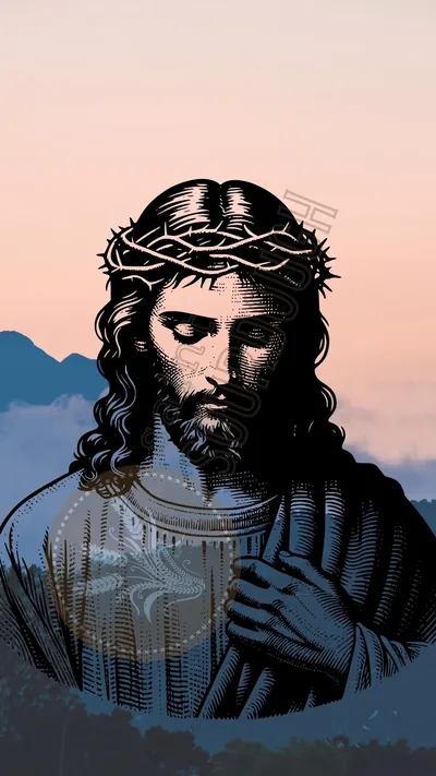 Jesus Phone Wallpaper Christian Minimalist Digital iPhone