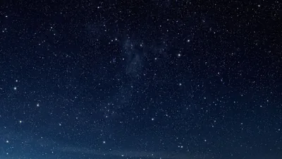 Minimalist Starry Night Sky in Blue HD Wallpaper