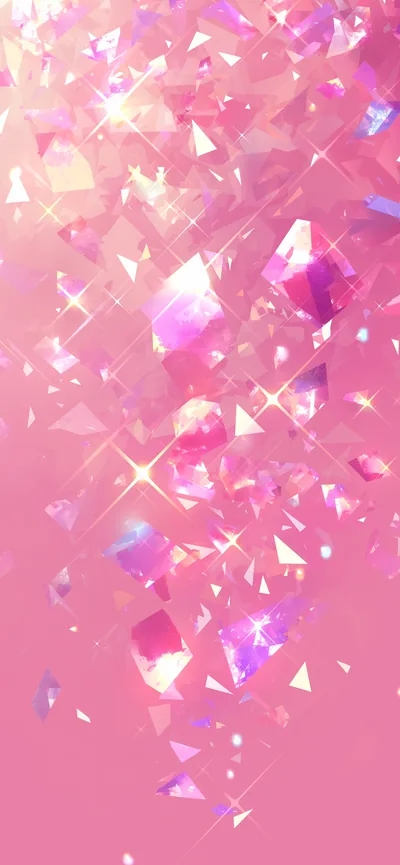 Shimmering Diamond Pink Wallpapers Cute Aesthetic Wallpapers
