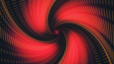 Red Fractal Spiral Vortex HD Wallpaper