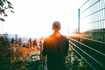4K Boys Attitude On Sunset Landscape Wallpaper
