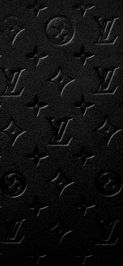 Black Louis Vuitton Leather Monogram Wallpapers Wallpapers HD