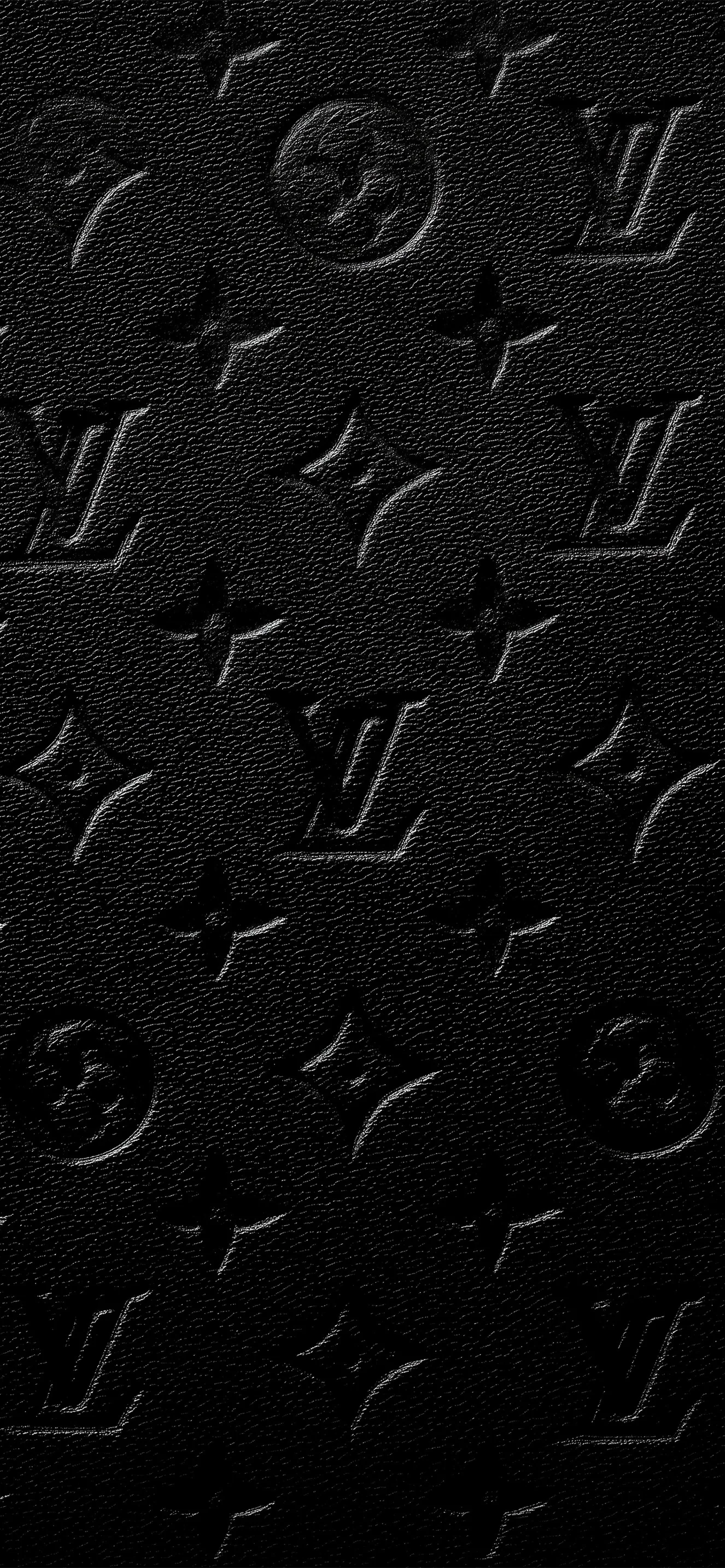 Black Louis Vuitton Leather Monogram Wallpapers Wallpapers HD