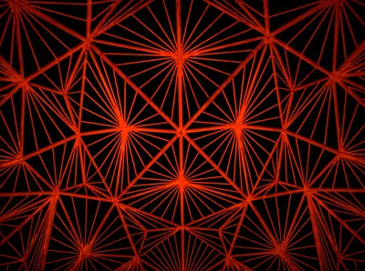 free Red And Black Aesthetic Geometric Wallpaper