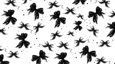 Cute Bow Wallpaper Black Backgrounds