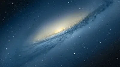 Space With Luminous Stars In Gray And Black Sky Background 4K HD Galaxy Wallpapers