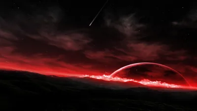 Red Abstract Wallpaper