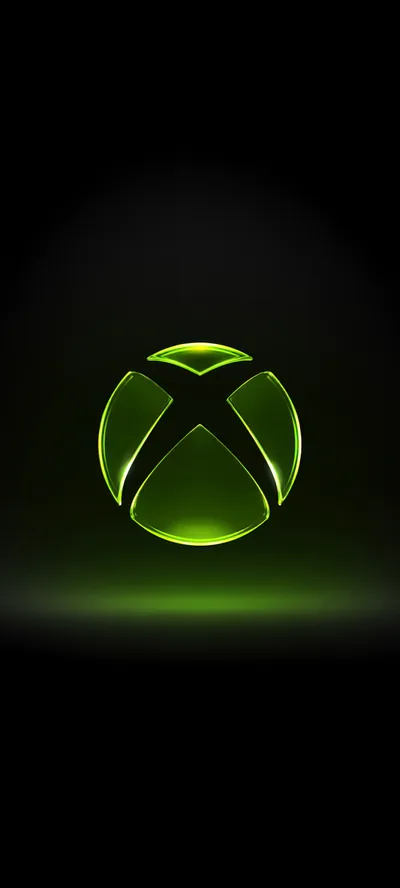 Xbox logo Wallpaper 4K, Black background, Glassy, 5K