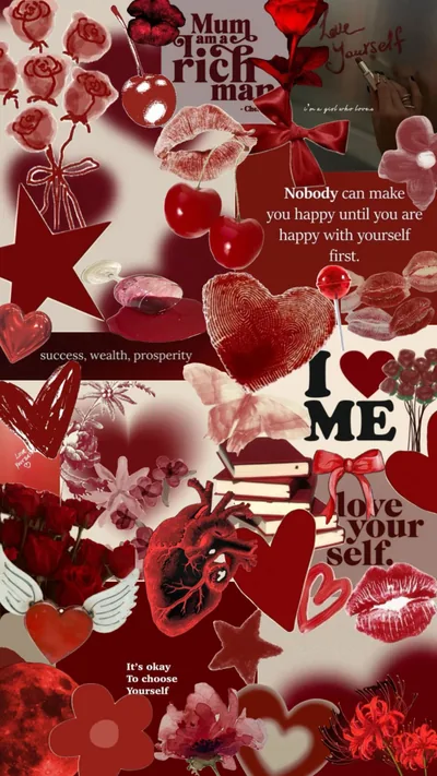 Black Wallpaper Red Love Wallpapers