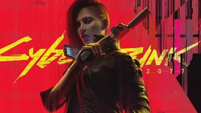 Female V on Red Key Art HD Wallpaper