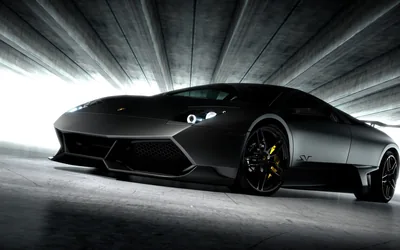 Supercar Head-On Under Tunnel Skylights HD Wallpaper