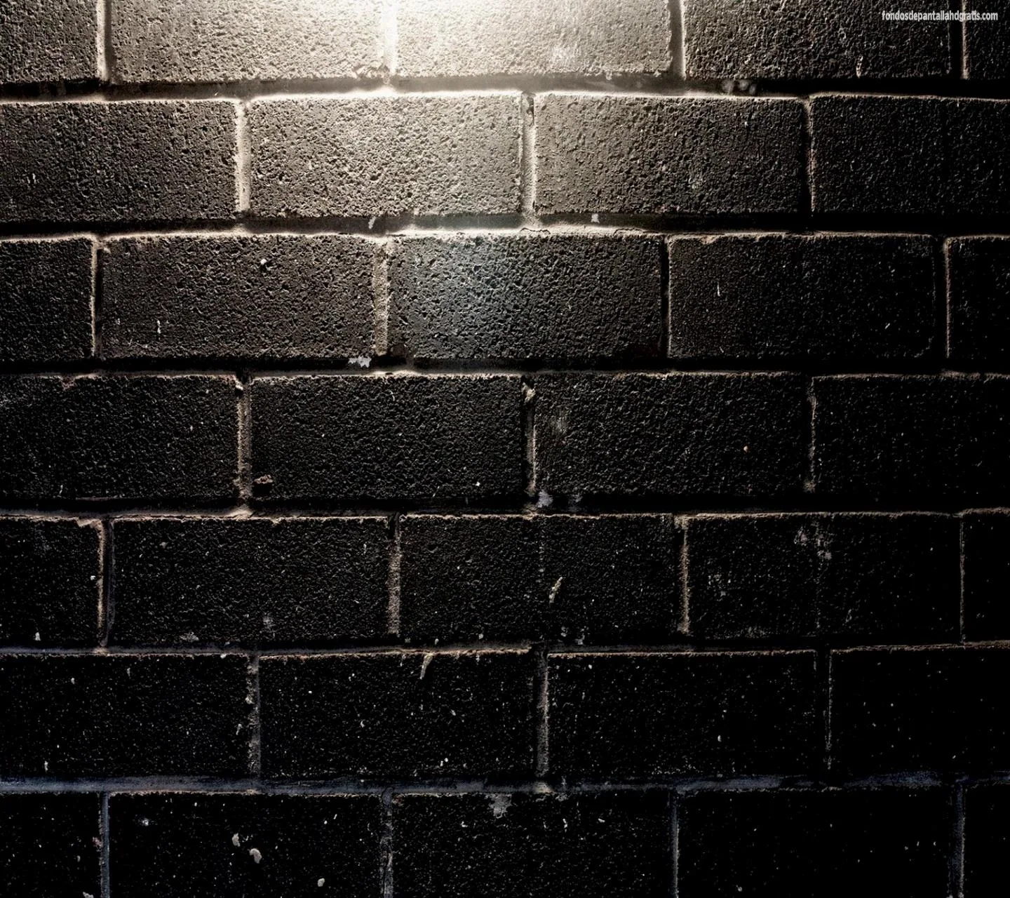 Black Brick Wall for your Desktop, Mobile