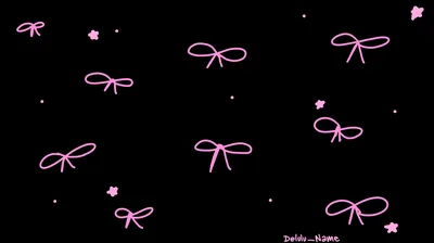 Black Bow Desktop Wallpaper