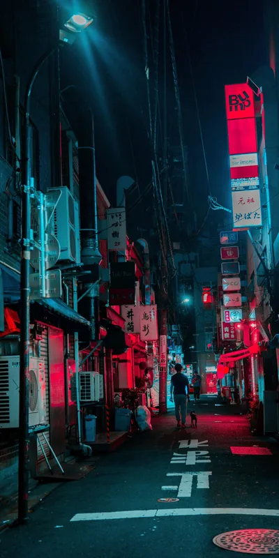 Aesthetic City Street Black Wallpapers