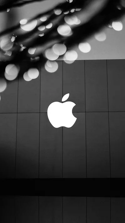 Apple Logo Black And White iPhone Wallpapers