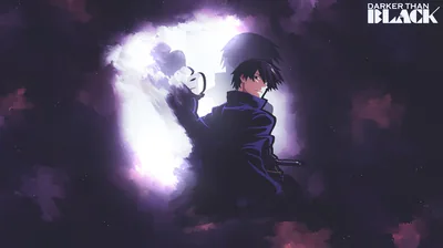 Darker Than Black Hei with Blue Lightning HD Wallpaper
