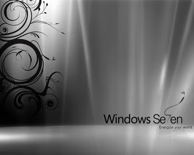 Windows 7 Black White Wallpaper, High Definition, High Quality, Widescreen