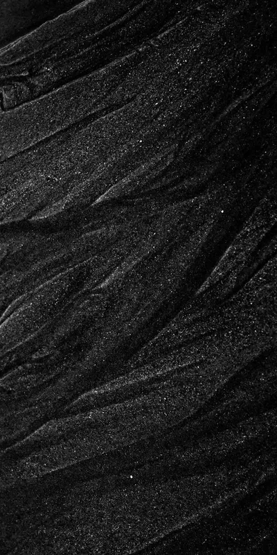 Wind-Swept Black Sand Ripples HD Phone Wallpaper