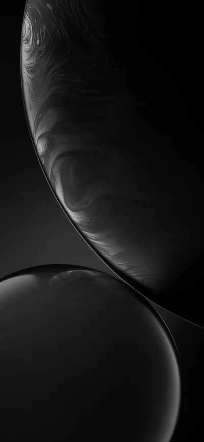 Abstract Black and White Swirls Wallpaper